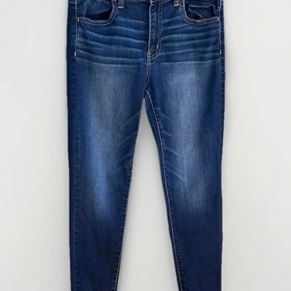 American Eagle Super Stretch Jeggings Dark Wash Skinny Jeans Size 8 Regular